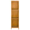 vidaXL Bookshelf 30x30x110 cm Solid Teak Wood