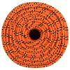 vidaXL Boat Rope Orange 10 mm 500 m Polypropylene