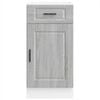 vidaXL Kitchen Base Cabinet&nbsp;Porto Grey Sonoma Engineered Wood