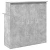 vidaXL Reception Desk Concrete Grey 100x50x103.5 cm Engineered Wood