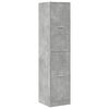 vidaXL Apothecary Cabinet Concrete Grey 40x41x174.5 cm Engineered Wood