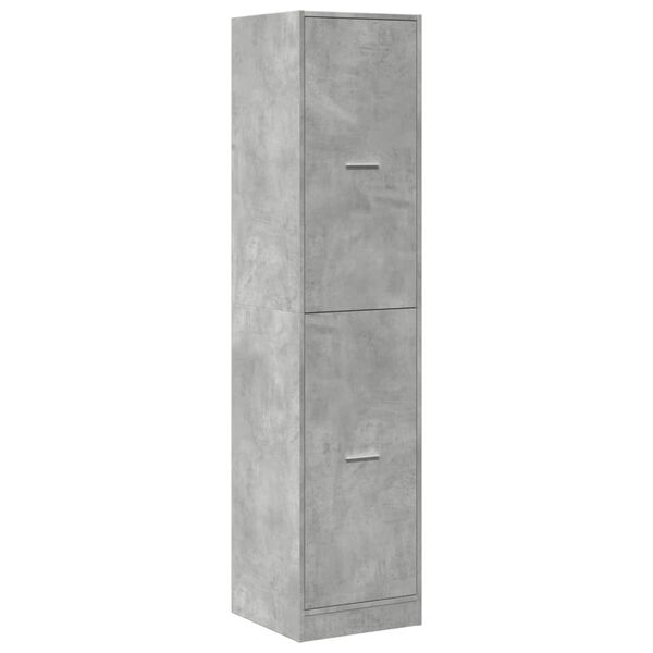 vidaXL Apothecary Cabinet Concrete Grey 40x41x174.5 cm Engineered Wood