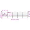 vidaXL Garden Fence with Spear Top Steel 892.5x175 cm Black
