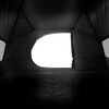 vidaXL Camping Tent Dome 4-Person White Blackout Fabric Waterproof
