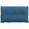 vidaXL Back Pillow Blue 80 x 50 cm Corduroy Fabric