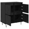 vidaXL Sideboard Black Oak 60 x 35 x 70 cm