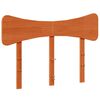 vidaXL Headboard Wax Brown 120 cm Solid Wood Pine