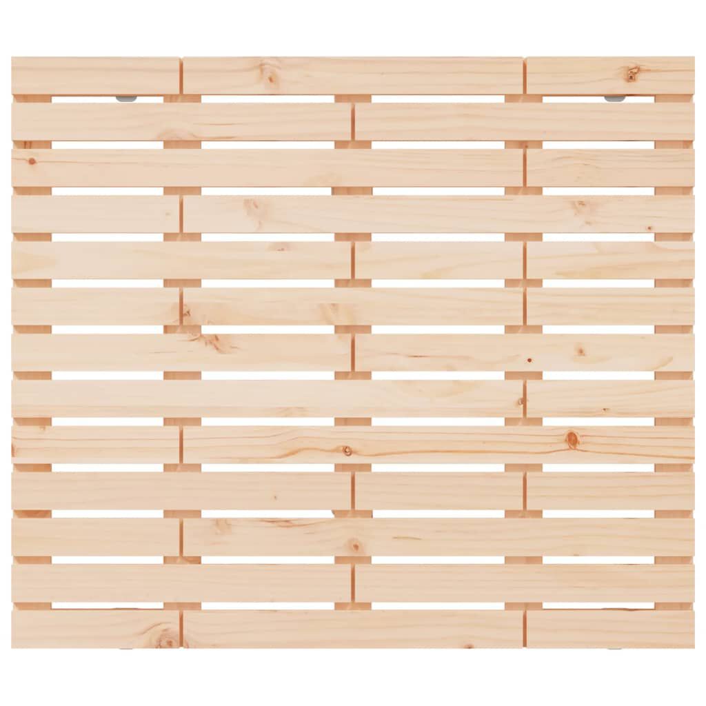 vidaXL Wall Headboard 81x3x91.5 cm Solid Wood Pine