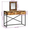 vidaXL Dressing Table Brown 100 x 40 x 120 cm Solid Acacia wood