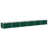 vidaXL Raised Garden Bed Green 600 x 80 x 55 cm cold-rolled steeel