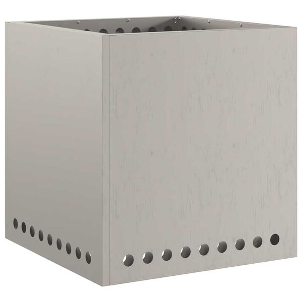 vidaXL Smokeless Fire Pit Brown 48 x 48 x 50 cm Steel