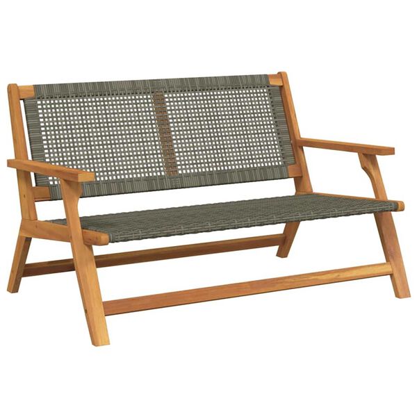 vidaXL Garden Furniture Grey 122 x 78 x 73cm Solid Acacia wood