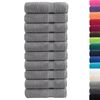 vidaXL Premium Hand Towels "SOLUND" 10 pcs Grey 50x100 cm 600 gsm
