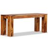 vidaXL Bench Solid Acacia Wood 110x35x45 cm