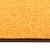 vidaXL Doormat Washable Orange 60x90 cm