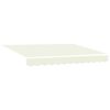 vidaXL Awning Replacement Fabric Cream 3.5 x 2 m Polyester