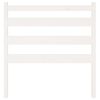 vidaXL Bed Headboard White 106x4x100 cm Solid Wood Pine