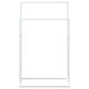 vidaXL Freestanding Towel Rack White 48x24x78.5 cm Iron