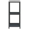 vidaXL Kitchen Storage with Shelf Anthracite 40 x 50 x 92 cm Steel