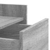 vidaXL Bedside Cabinet Grey Sonoma 45x50x65 cm Engineered Wood