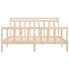 vidaXL Bed Frame Solid Wood Pine 200x200 cm