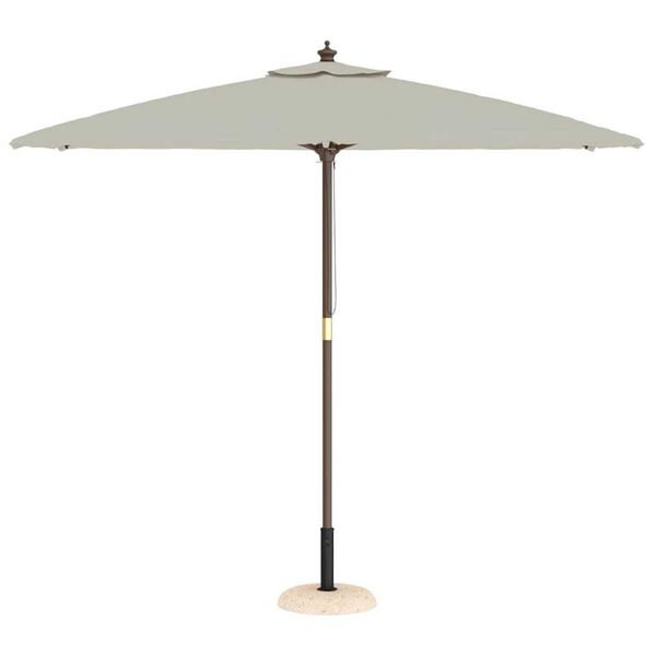 vidaXL Parasol Base Manual Yellow Stone 45 x 45 x 40 cm Concrete