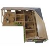 Kids Globe Horse Stable 1:24 Grey