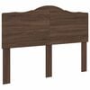 vidaXL Headboard Brown Oak Engineered wood