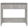 vidaXL Console Table Concrete Grey 89x41x76.5 cm Steel