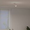 vidaXL Ceiling Spotlight with Spotlights White 8 x 8 x 14 cm Metal