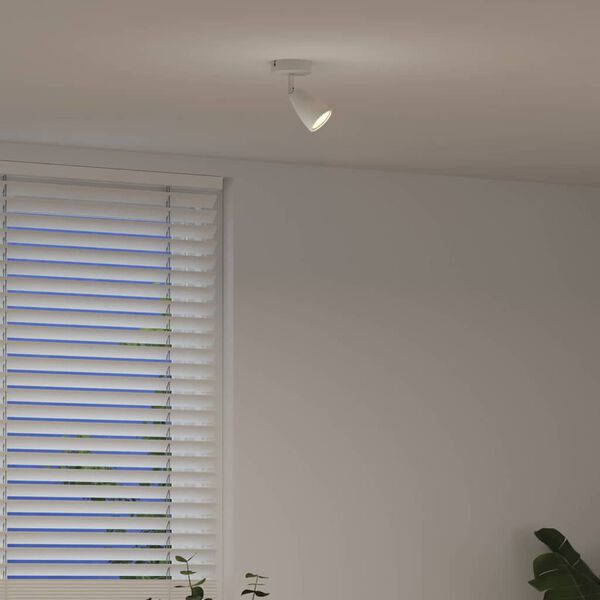 vidaXL Ceiling Spotlight with Spotlights White 8 x 8 x 14 cm Metal