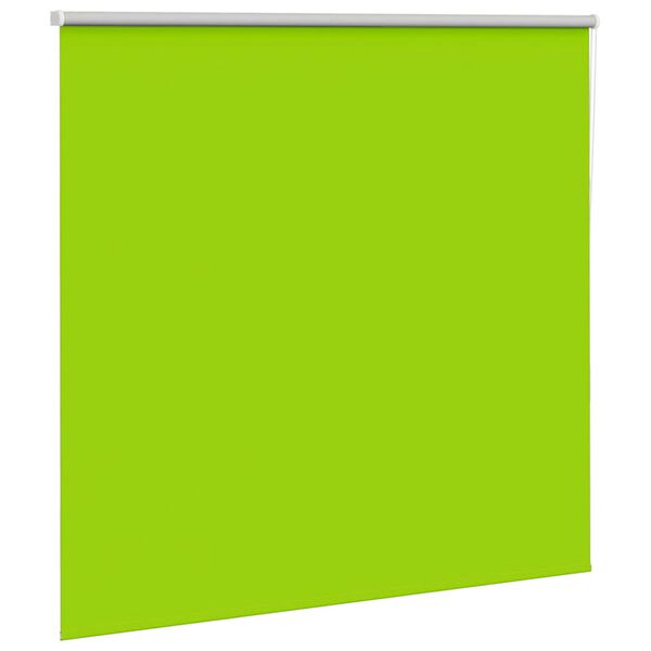 vidaXL Roller Blind Blackout Leaves Green 150x175 cm Fabric Width 146.6 cm Polyester