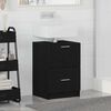 vidaXL Bathroom Cabinet Black Oak 40 x 37 x 59 cm Engineered wood