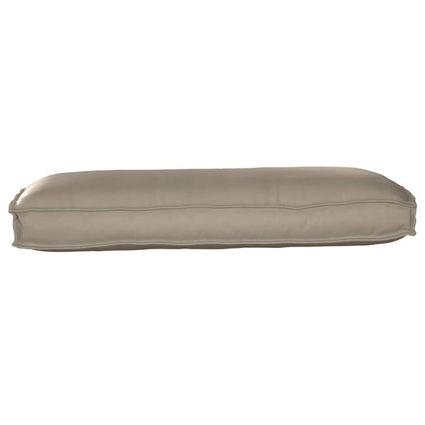 vidaXL Pallet Cushion for suitable for Seat / Backrest with Pillow Taupe