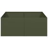 vidaXL Planter Olive Green 100x100x40 cm Steel