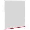 vidaXL Roller Blind Blackout Red 125x130 cm Fabric Width 121.6 cm Polyester