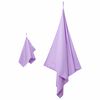 vidaXL Sports Towel Set 2 pcs Purple Fabric