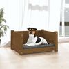 vidaXL Dog Bed Honey Brown 55.5x45.5x28 cm Solid Pine Wood