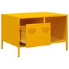 vidaXL Coffee Table Mustard Yellow 68.5x50x43.5 cm Cold-rolled Steel