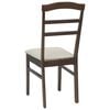 vidaXL Dining Chair 2 pcs Light Brown and Light Solid Wood