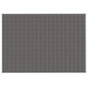 vidaXL Weighted Blanket Grey 140x200 cm Single 10 kg Fabric