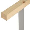 vidaXL Backrest for Pallet Sofa 110 cm Solid Pine Wood