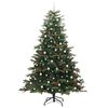 vidaXL Artificial Christmas Tree with 300 LEDs with Stand Green 240 cm