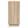 vidaXL LED Sideboard Sonoma Oak 71 x 34.5 x 75 cm Engineered Wood
