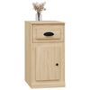 vidaXL Side Cabinet with Drawer Sonoma Oak 40x50x75 cm Engineered Wood