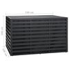 vidaXL Garden Storage Box Aluminium 150x100x100 cm Anthracite