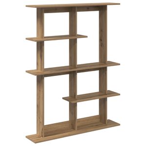vidaXL Wall Shelf Artisan Oak 102 x 20 x 130 cm Engineered Wood