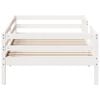 vidaXL Bed Frame White 80x200 cm Solid Wood Pine