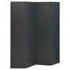 vidaXL 4-Panel Room Divider Anthracite 160x180 cm Steel