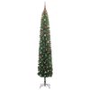 vidaXL Artificial Christmas Tree with 300 LEDs with Stand Green 300 cm